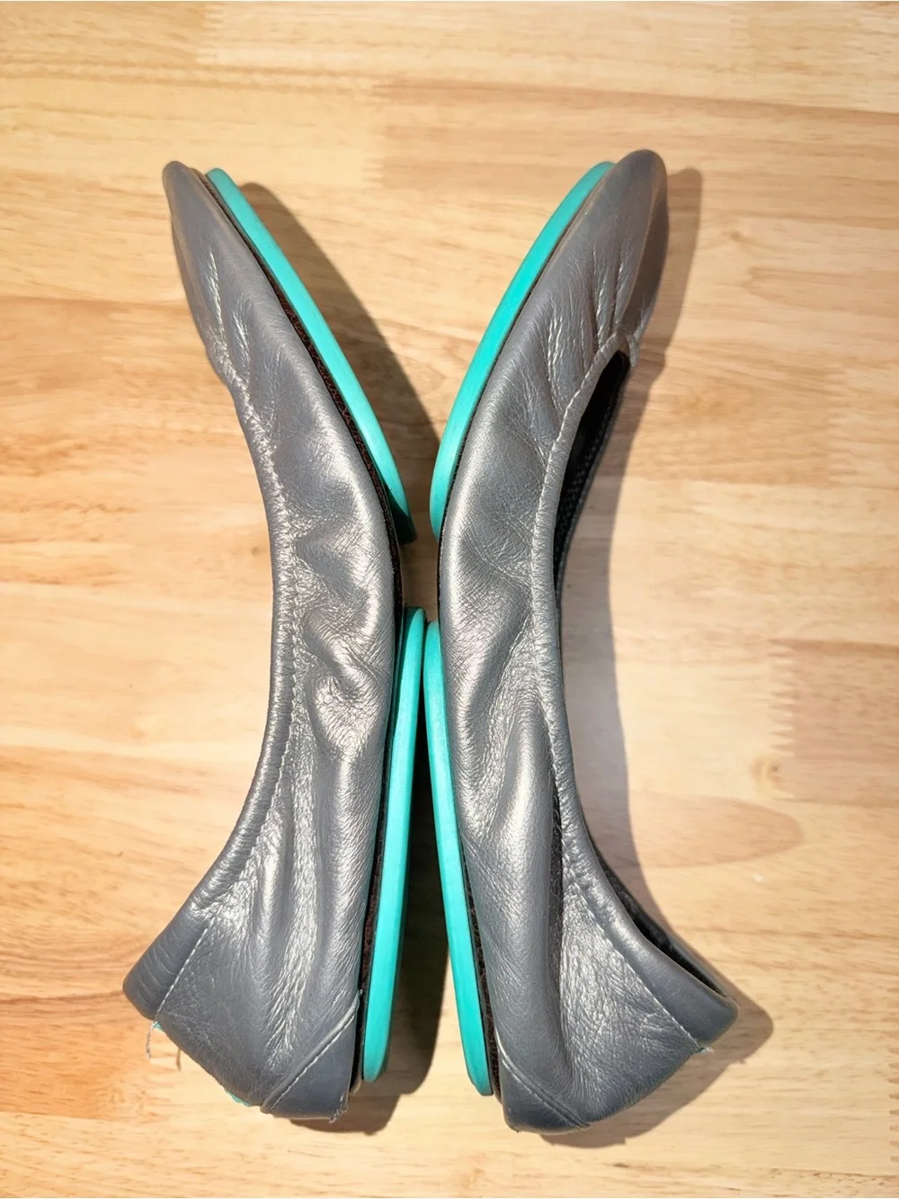 Tieks Pewter Ballet Flats